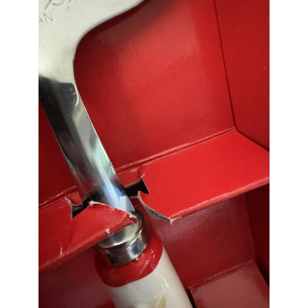 Vintage 1992 International Silver Co Poinsettia Slicer Christmas Holiday Boxed